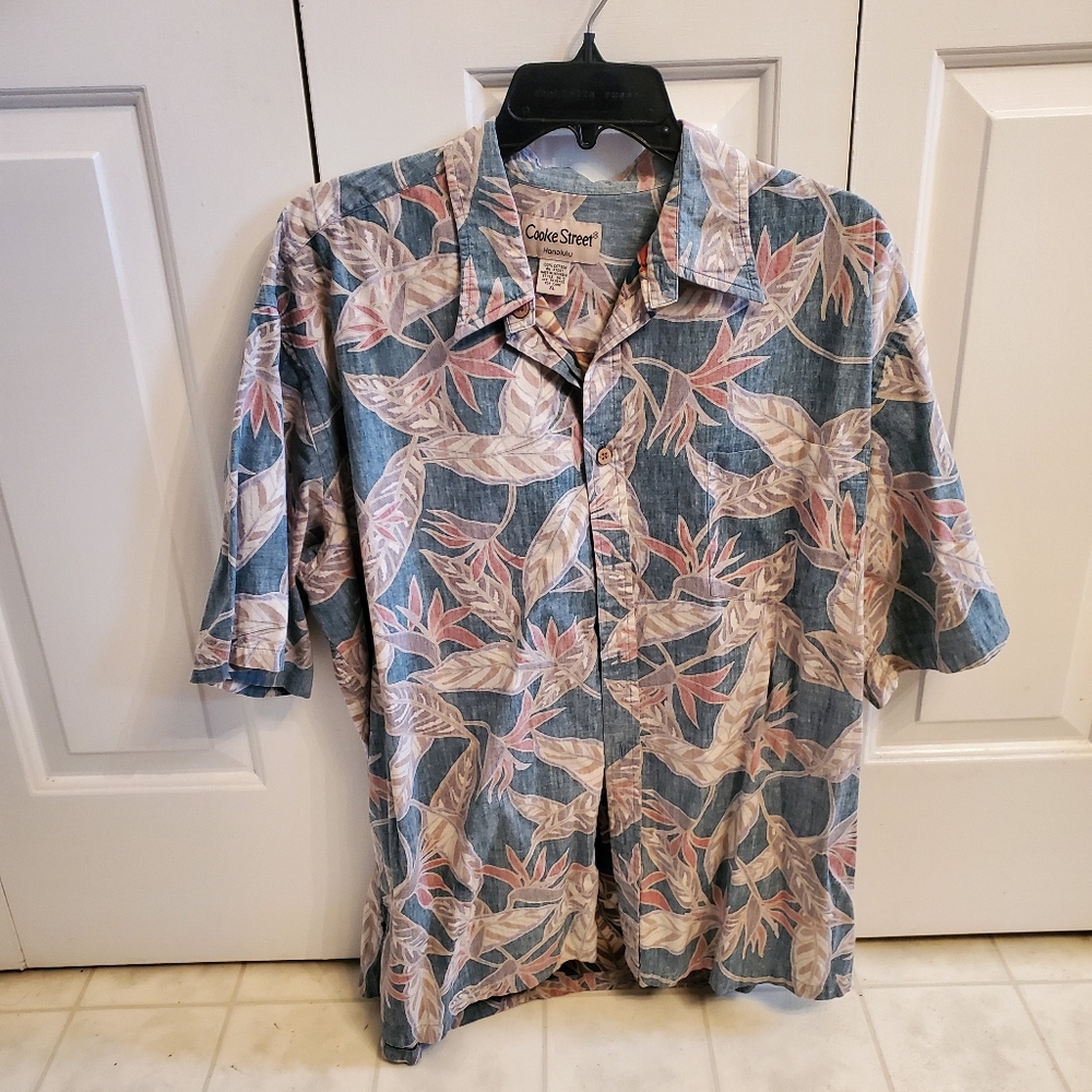 "Cooke Street" Hawaiian Print Men's Shirt
